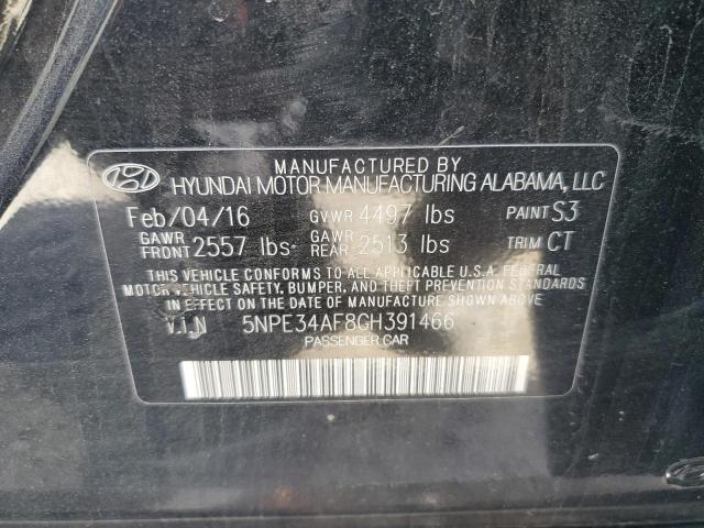 2016 HYUNDAI SONATA GL 5NPE34AF8GH391466