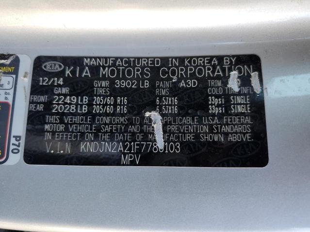 KNDJN2A21F7786103 KIA Soul