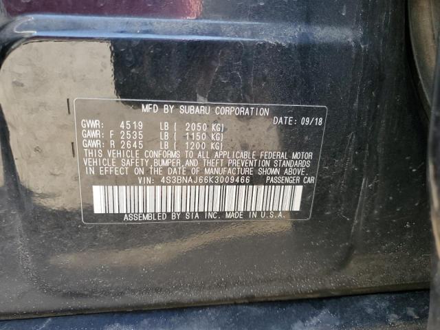 4S3BNAJ66K3009466 Subaru Legacy 2.5i Limited