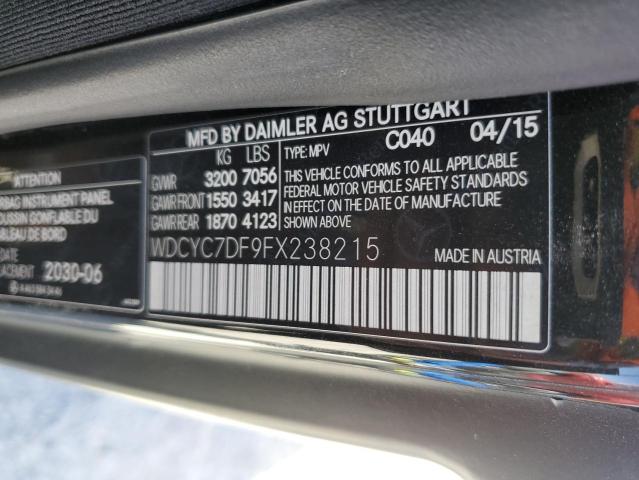 2015 MERCEDES-BENZ G 63 AMG - WDCYC7DF9FX238215