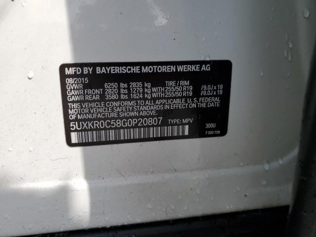 5UXKR0C58G0P20807 BMW X5 Xdrive35i