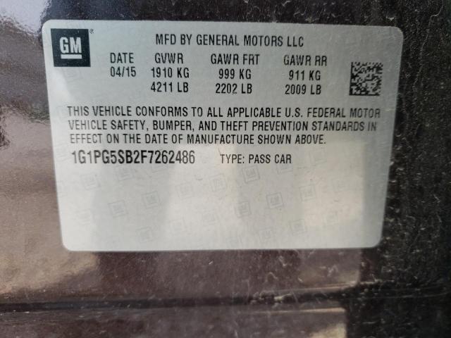 2015 CHEVROLET CRUZE LTZ - 1G1PG5SB2F7262486