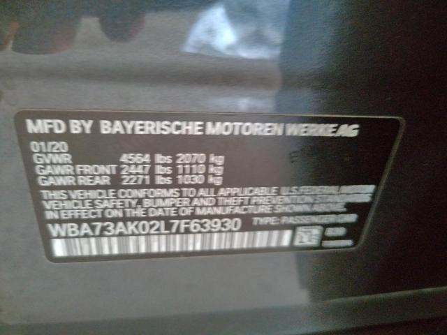 WBA73AK02L7F63930 BMW 228XI