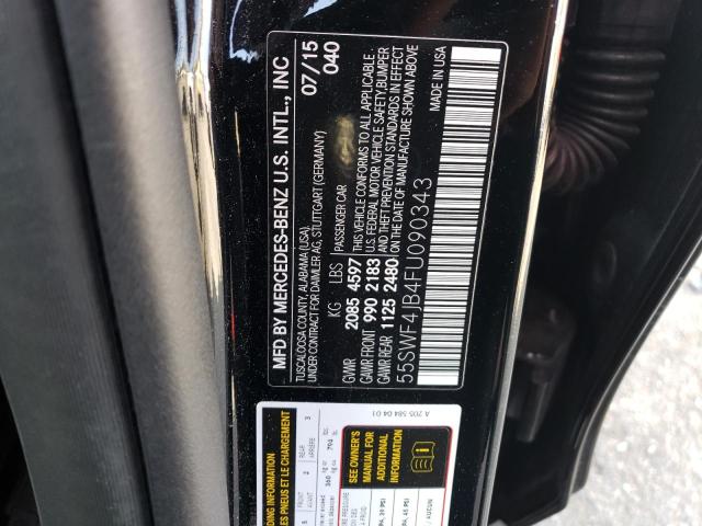 55SWF4JB4FU090343 Mercedes-Benz C 300
