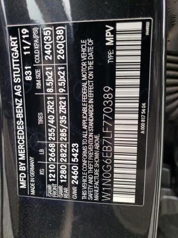 W1N0G6EB7LF770389 Mercedes-Benz Glc 43 4matic Amg