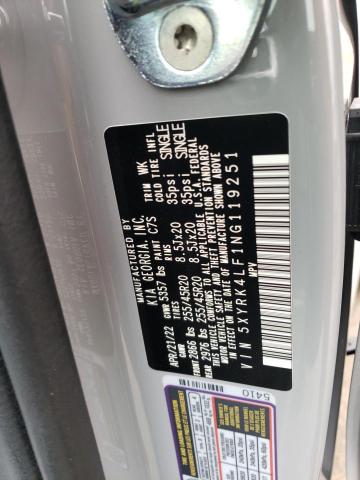 5XYRK4LF1NG119251 KIA SORENTO SX