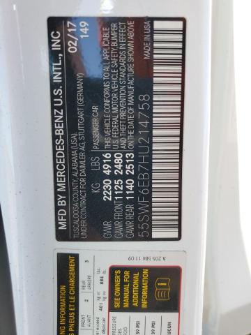 55SWF6EB7HU214758 Mercedes-Benz C 43 4matic Amg