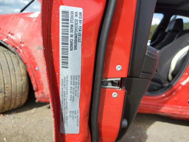 2C3CDXGJ2MH597845 Dodge Charger Scat Pack