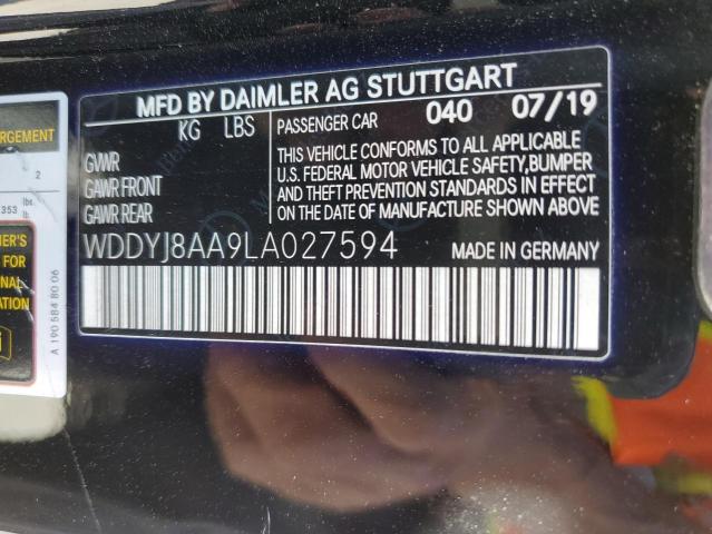 2020 MERCEDES-BENZ AMG GT C - WDDYJ8AA9LA027594