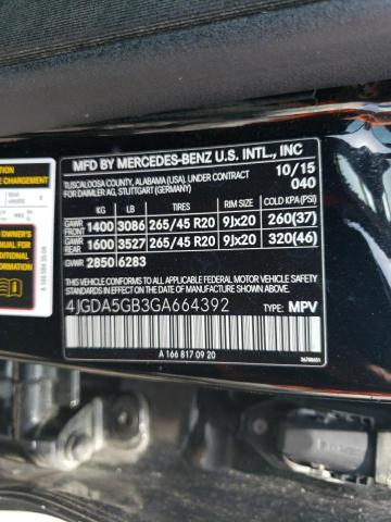 4JGDA5GB3GA664392 Mercedes-Benz Gle 400 4matic