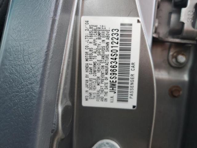 JHMES96634S012233 2004 Honda Civic Hybrid