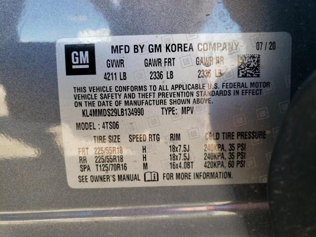 KL4MMDS29LB134990 2020 BUICK ENCORE, photo no. 14