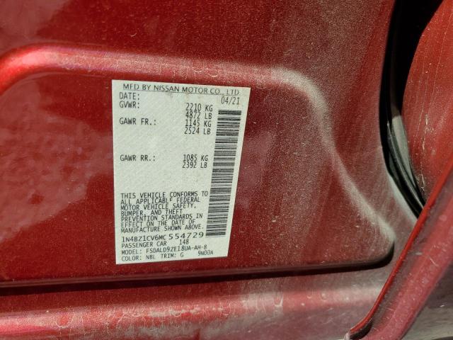 2021 NISSAN LEAF SV PL - 1N4BZ1CV6MC554729
