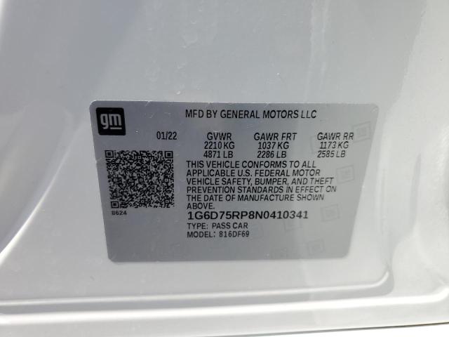 2022 CADILLAC CT4-V BLAC 1G6D75RP8N0410341