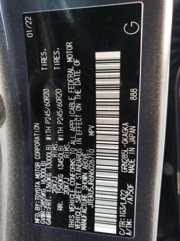 2022 TOYOTA 4RUNNER LI JTEKU5JR6N6026710