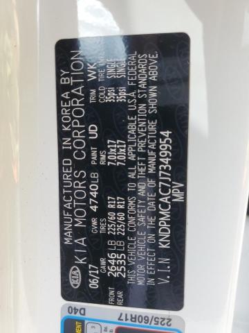 KNDPMCAC7J7349954 KIA Sportage Lx