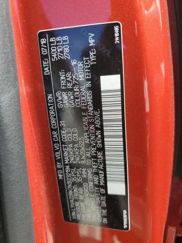 2019 VOLVO XC60 T6 MO - LYVA22RK7KB232194