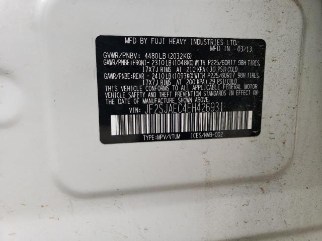 JF2SJAEC4EH426931 Subaru Forester 2.5i Premium