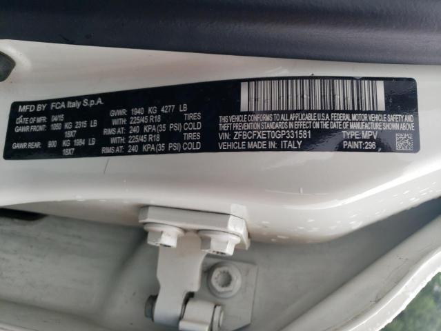 2016 FIAT 500X TREKK - ZFBCFXET0GP331581