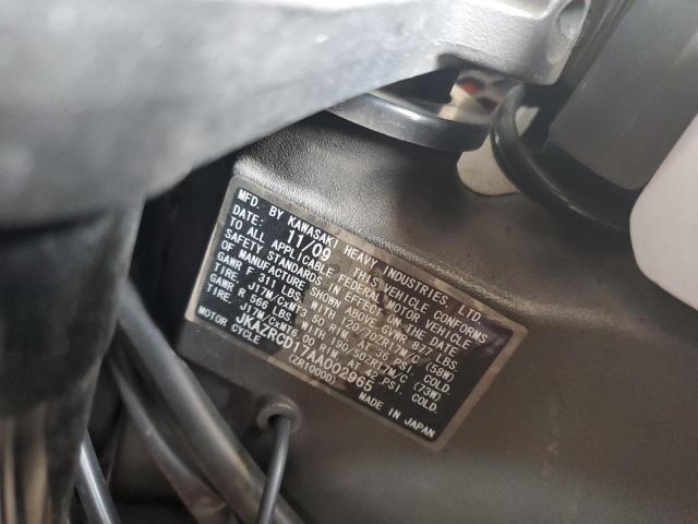 2010 KAWASAKI Z1000 - JKAZRCD17AA002965