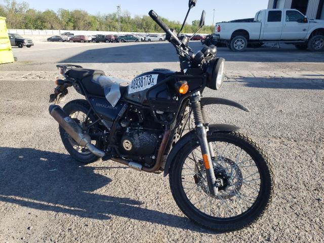 Salvage motorcycles for sale at Oklahoma City, OK auction: 2022 Royal Enfield Motors Himalayan