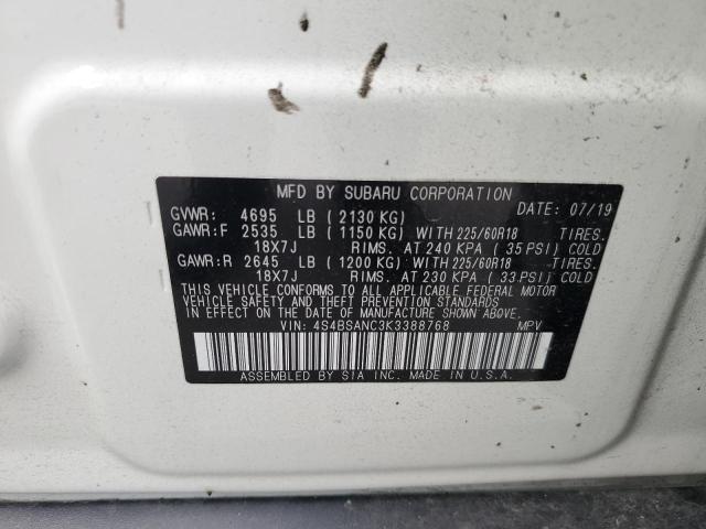 4S4BSANC3K3388768 Subaru Outback 2.5i Limited