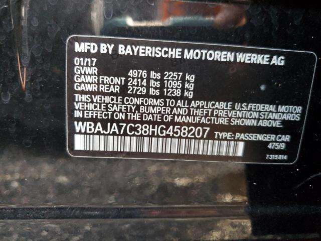 2017 BMW 530 XI - WBAJA7C38HG458207