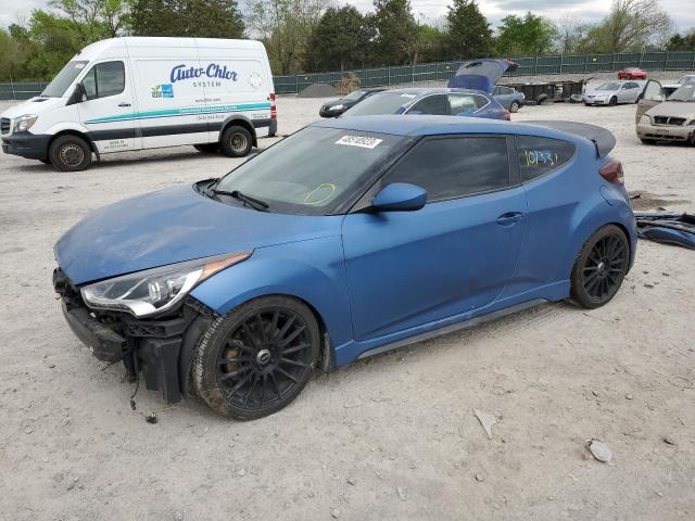 Vin: kmhtc6ae3gu250512, lot: 48510923, hyundai veloster turbo 20161