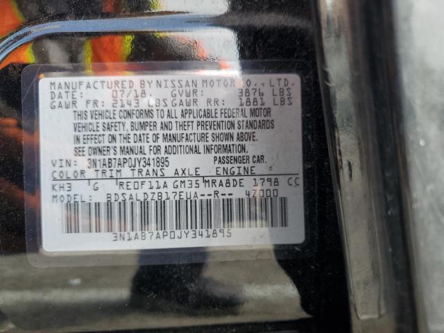 3N1AB7AP0JY341895 Nissan SENTRA S