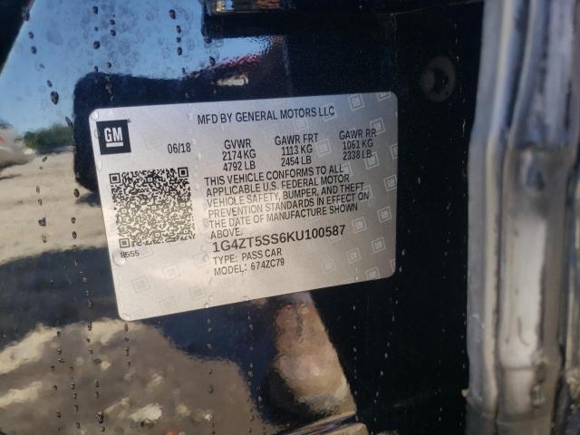 2019 BUICK LACROSSE P - 1G4ZT5SS6KU100587