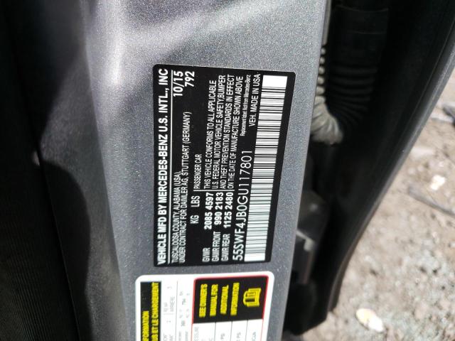 55SWF4JB0GU117801 Mercedes-Benz C 300