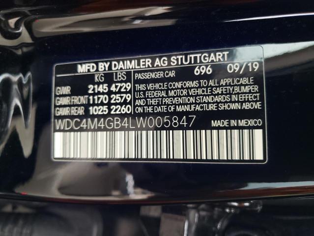 WDC4M4GB4LW005847 Mercedes-Benz GLB 250