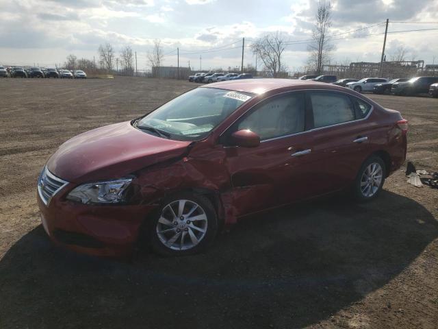 Salvage cars for sale from Copart Montreal Est, QC: 2015 Nissan Sentra S