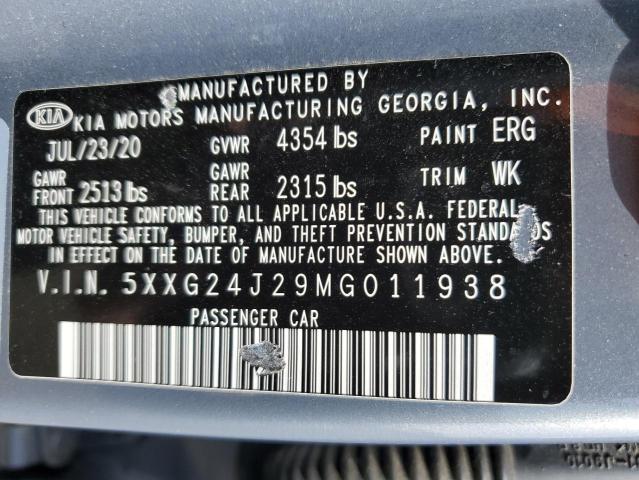 2021 KIA K5 LX - 5XXG24J29MG011938