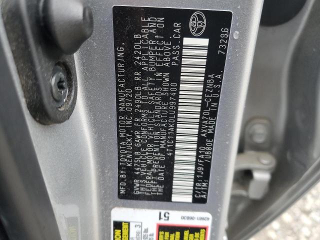 4T1C11AK0LU997400 Toyota CAMRY LE
