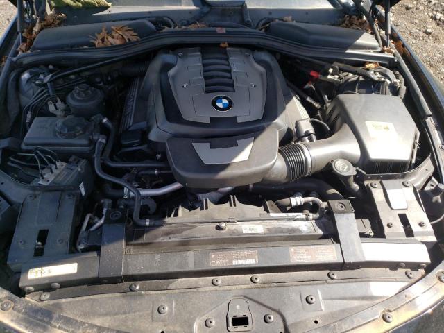 VIN: WBAEB53578CX61300 Auction: COPART Lot: 47697533 Location: NY - NEWBURGH WBAEB53578CX61300 BMW 6 SERIES 2008 BLACK Photo 11