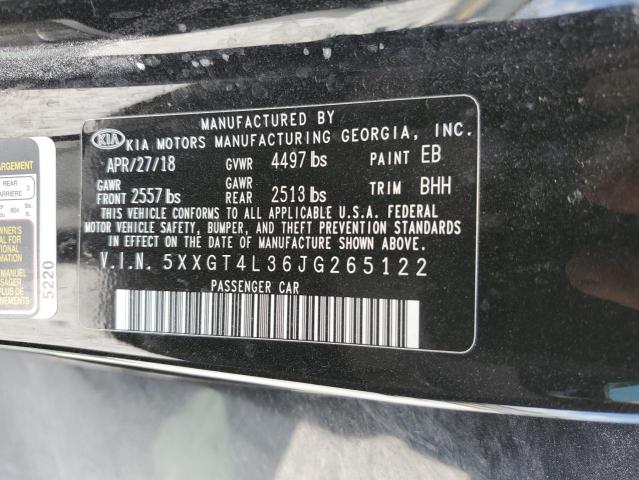 5XXGT4L36JG265122 KIA Optima Lx
