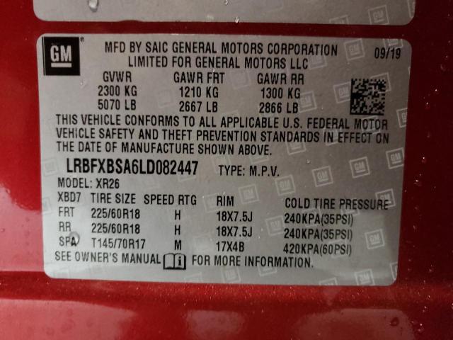 2020 BUICK ENVISION P - LRBFXBSA6LD082447
