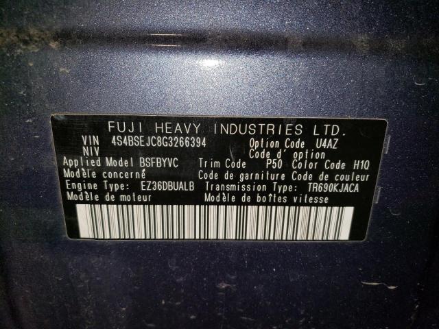 4S4BSEJC8G3266394 Subaru Outback 3.6r Limited
