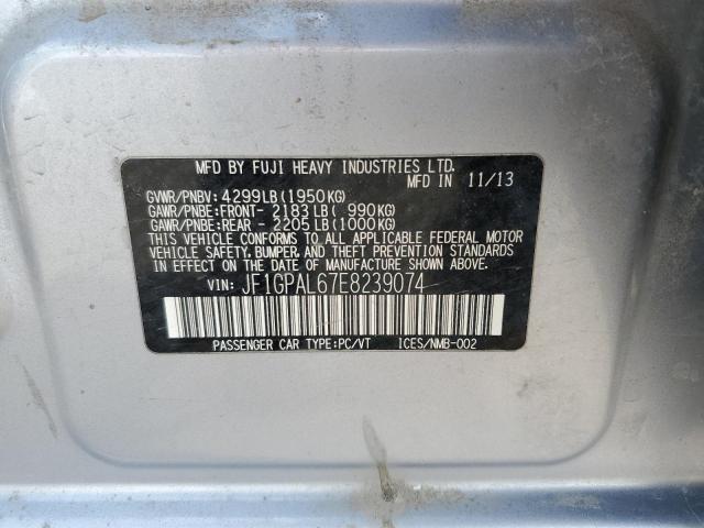 JF1GPAL67E8239074 Subaru Impreza Sport Premium