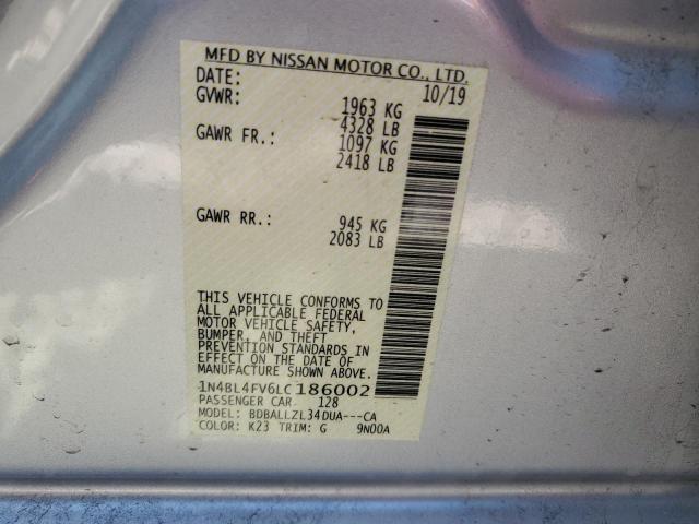 1N4BL4FV6LC186002 Nissan Altima Platinum