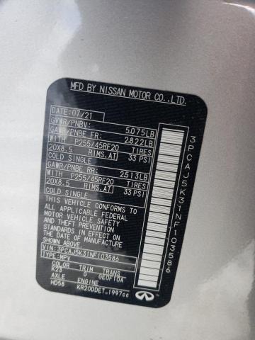 2022 INFINITI QX55 ESSEN 3PCAJ5K31NF103586