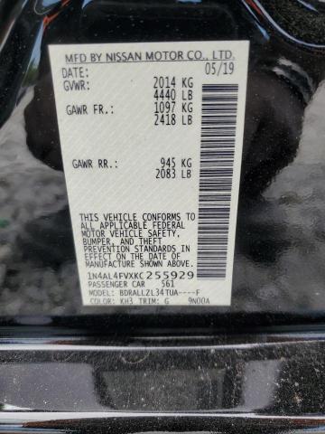 2019 NISSAN ALTIMA EDI - 1N4AL4FVXKC255929