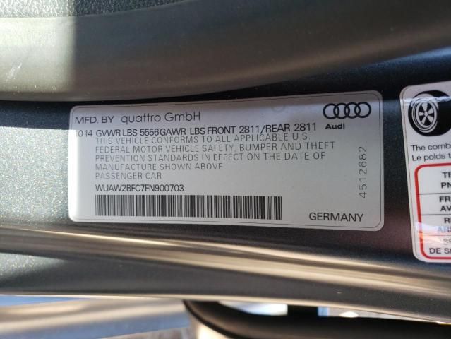 2015 AUDI RS7 - WUAW2BFC7FN900703