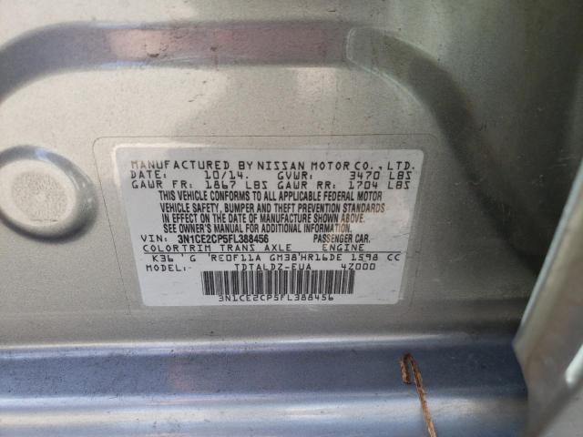 3N1CE2CP5FL388456 Nissan Versa Note S