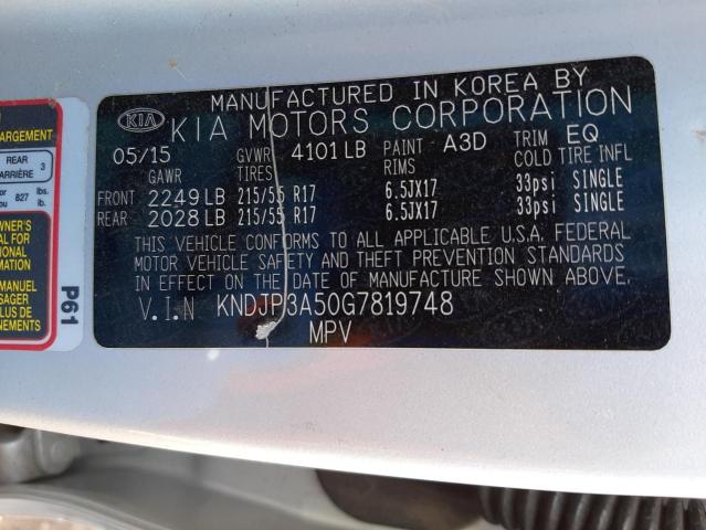 KNDJP3A50G7819748 KIA SOUL +