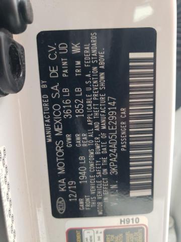 3KPA24AD5LE299147 KIA RIO LX