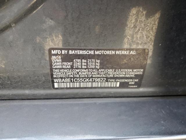 2016 BMW 330E - WBA8E1C55GK479822