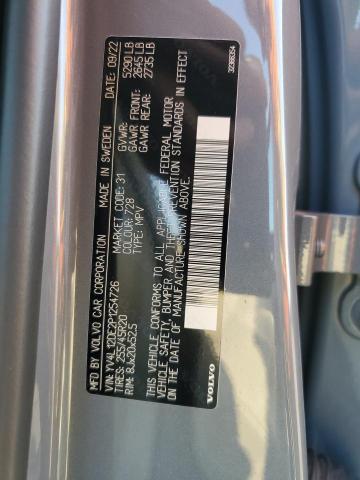 2023 VOLVO XC60 PLUS YV4L12DE2P1254726