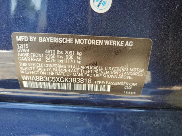 WBA8B3C5XGK383818 BMW 340 I